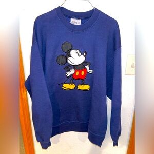 Mickey Embroidery Crewneck